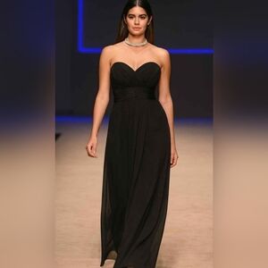 Bill Levkoff Black Evening Gown. Sz 12.